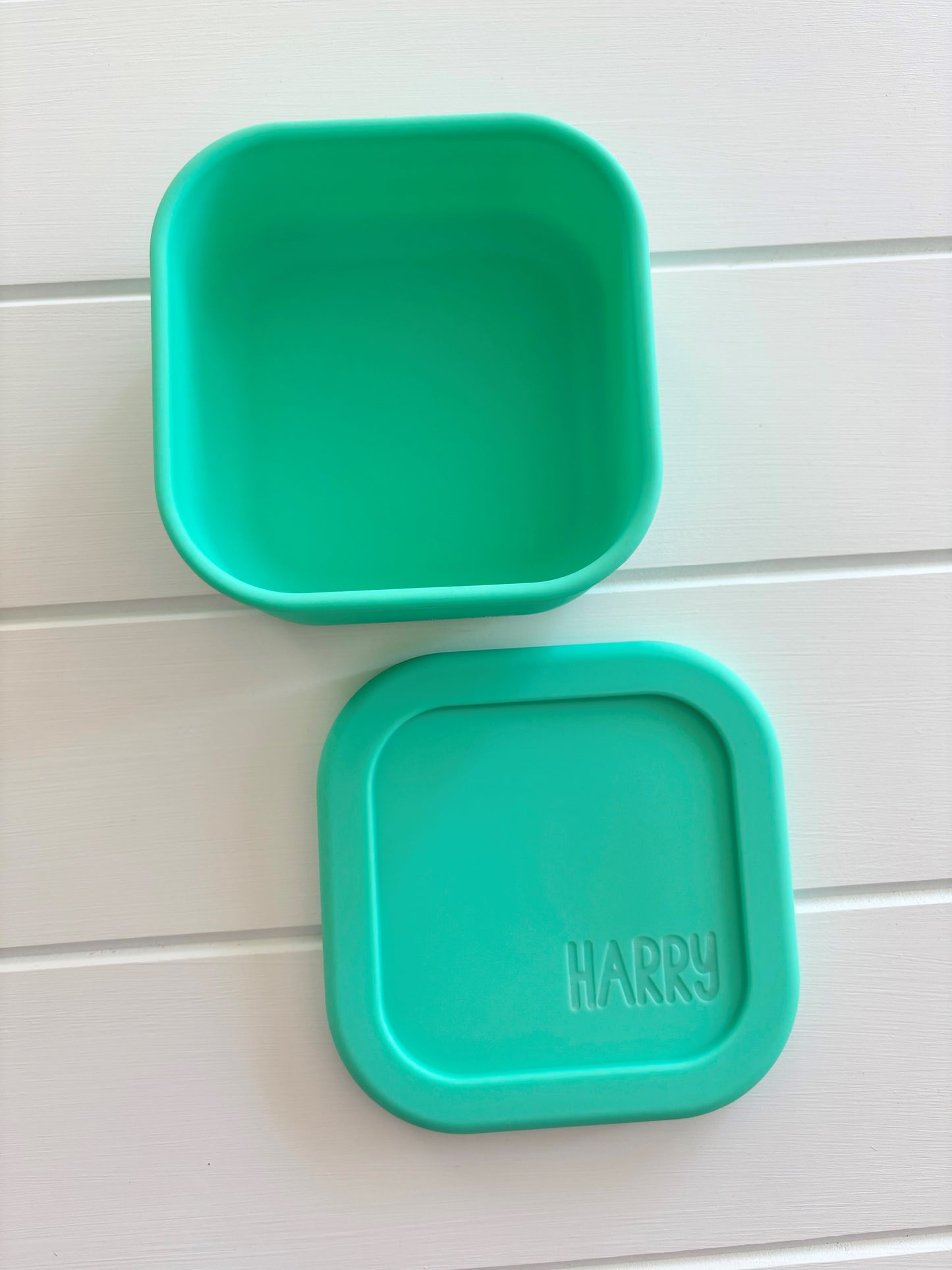 Aqua Silicone Lunch Container