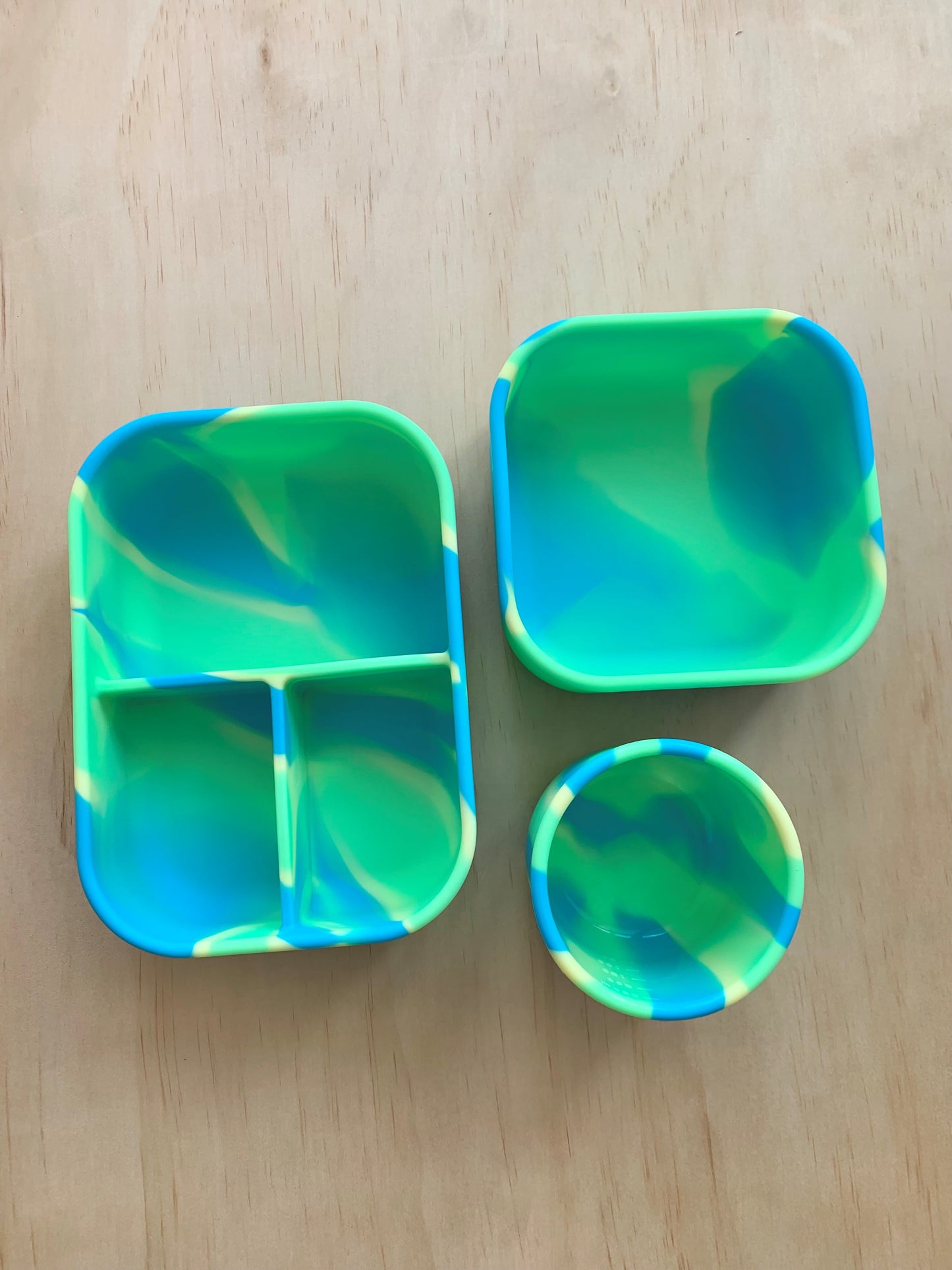 Bright Lime Multi-Colour Lunch Container