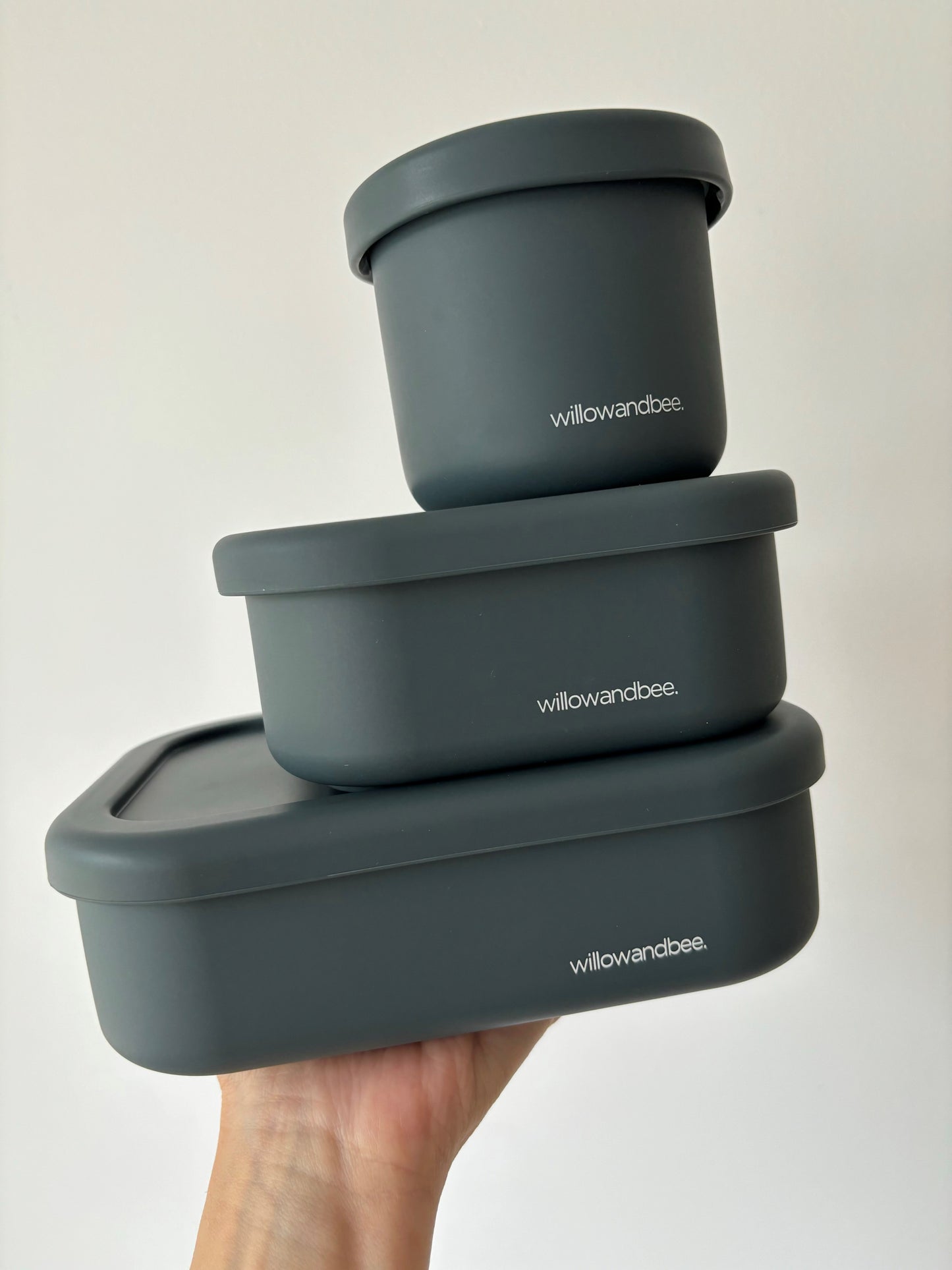 Charcoal Silicone 3 Piece Bundle