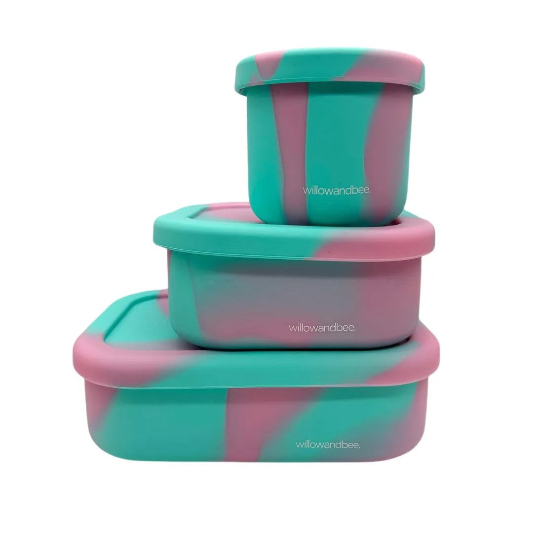 Aqua Berry Silicone 3 Piece Bundle