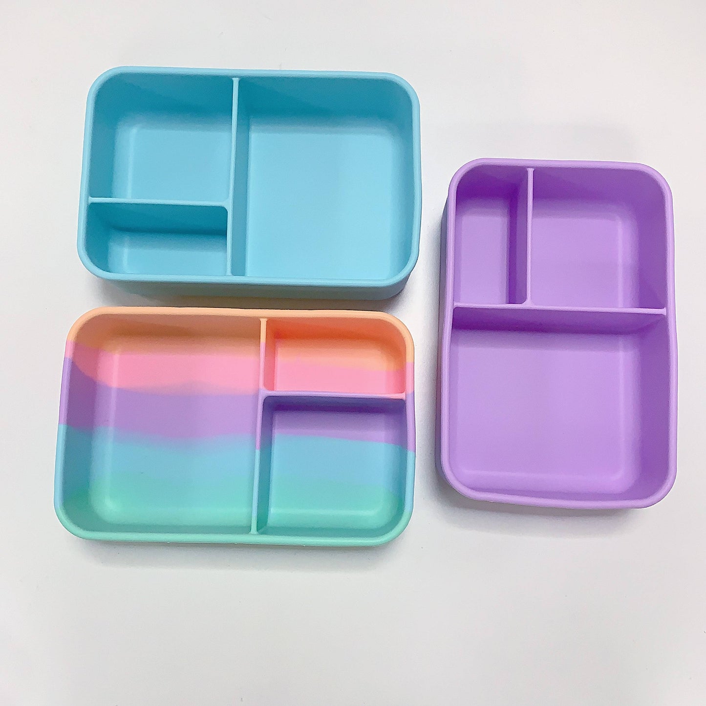 Rainbow Silicone Sandwich Bento