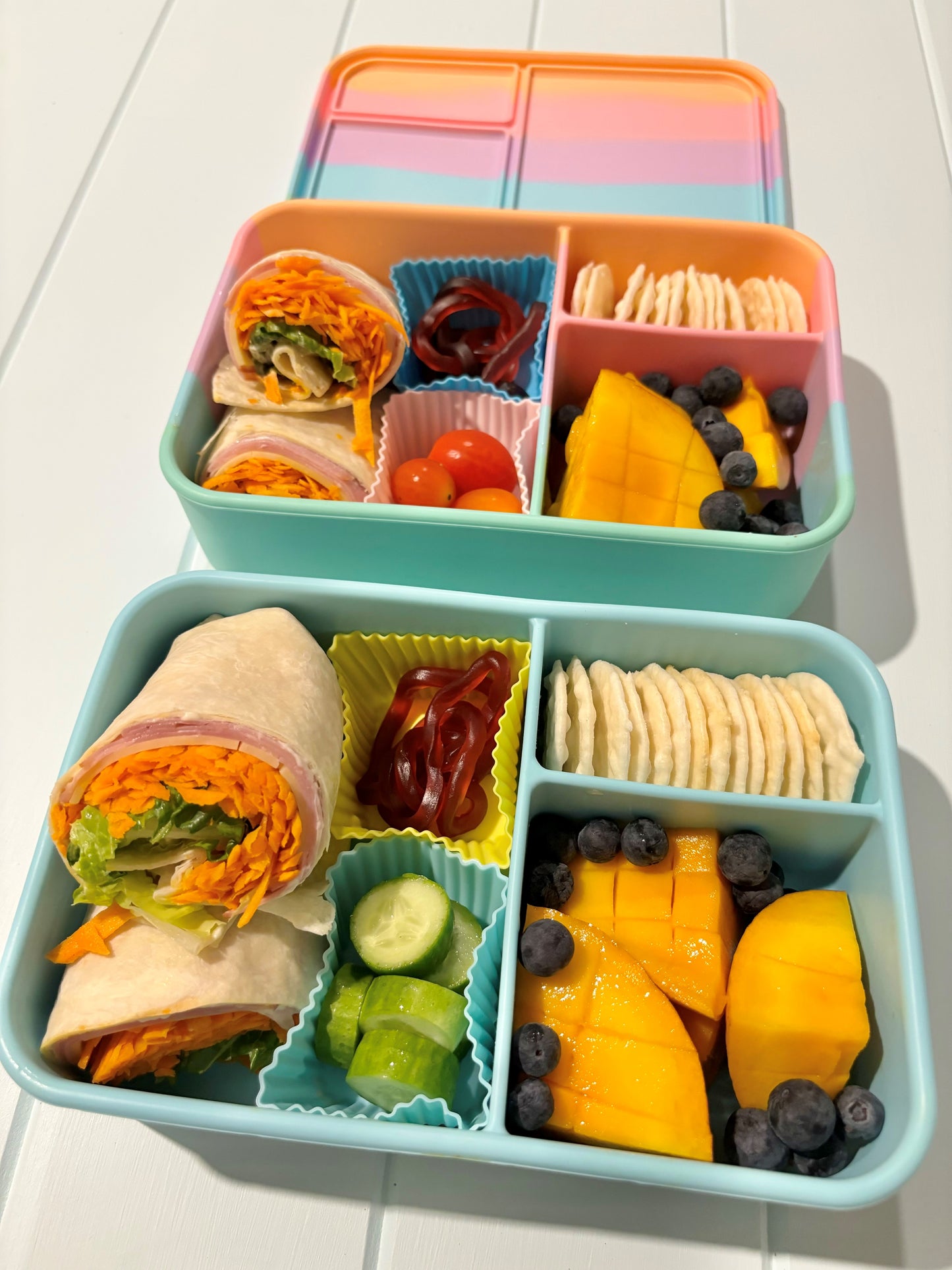 Violet Silicone Sandwich Bento