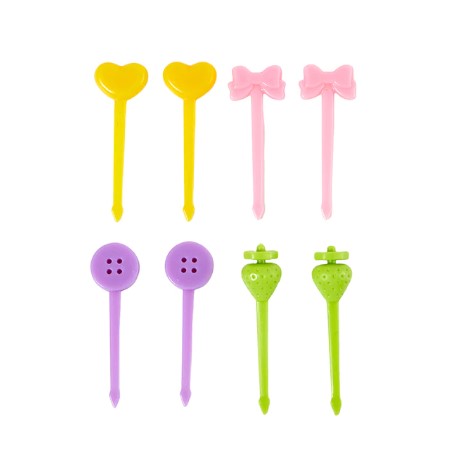 Button Food Picks (8 pieces)
