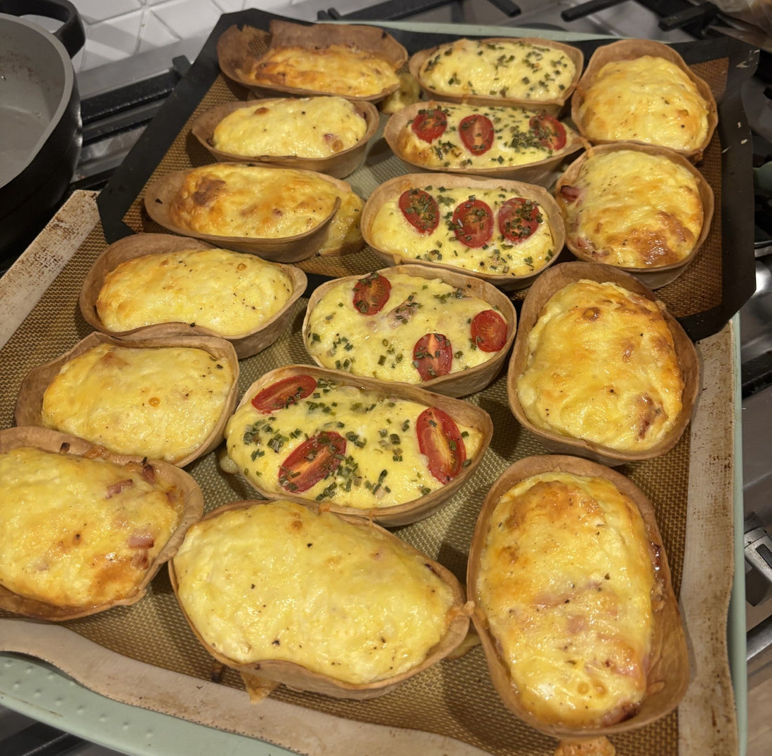 Taco Boat Quiches