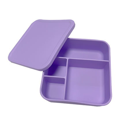 Mega Square Silicone Bento Purple