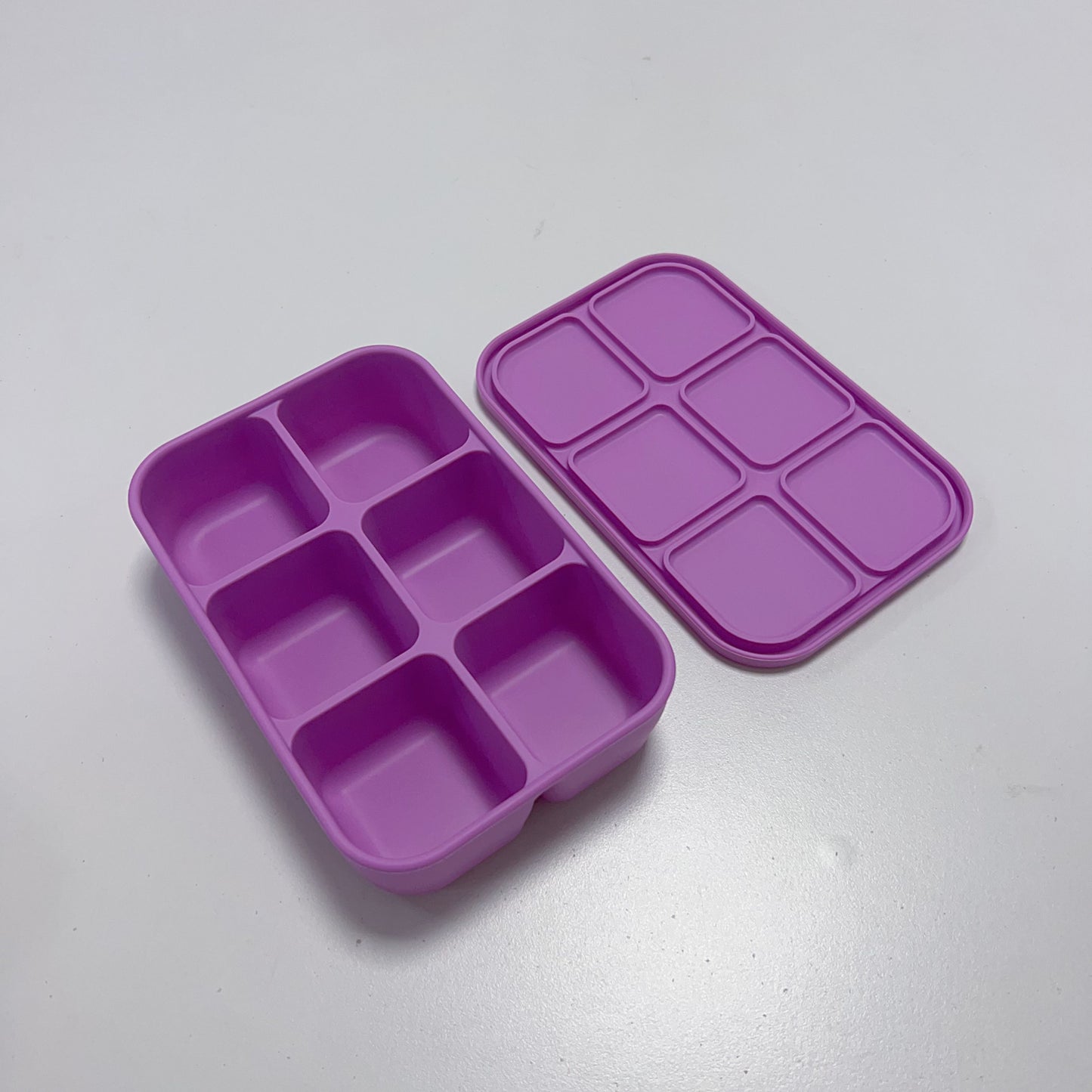 Fuschia Silicone Multi-Snack Box