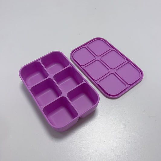 Fuschia Silicone Multi-Snack Box