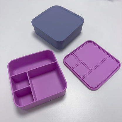 Mega Square Silicone Bento Fuschia