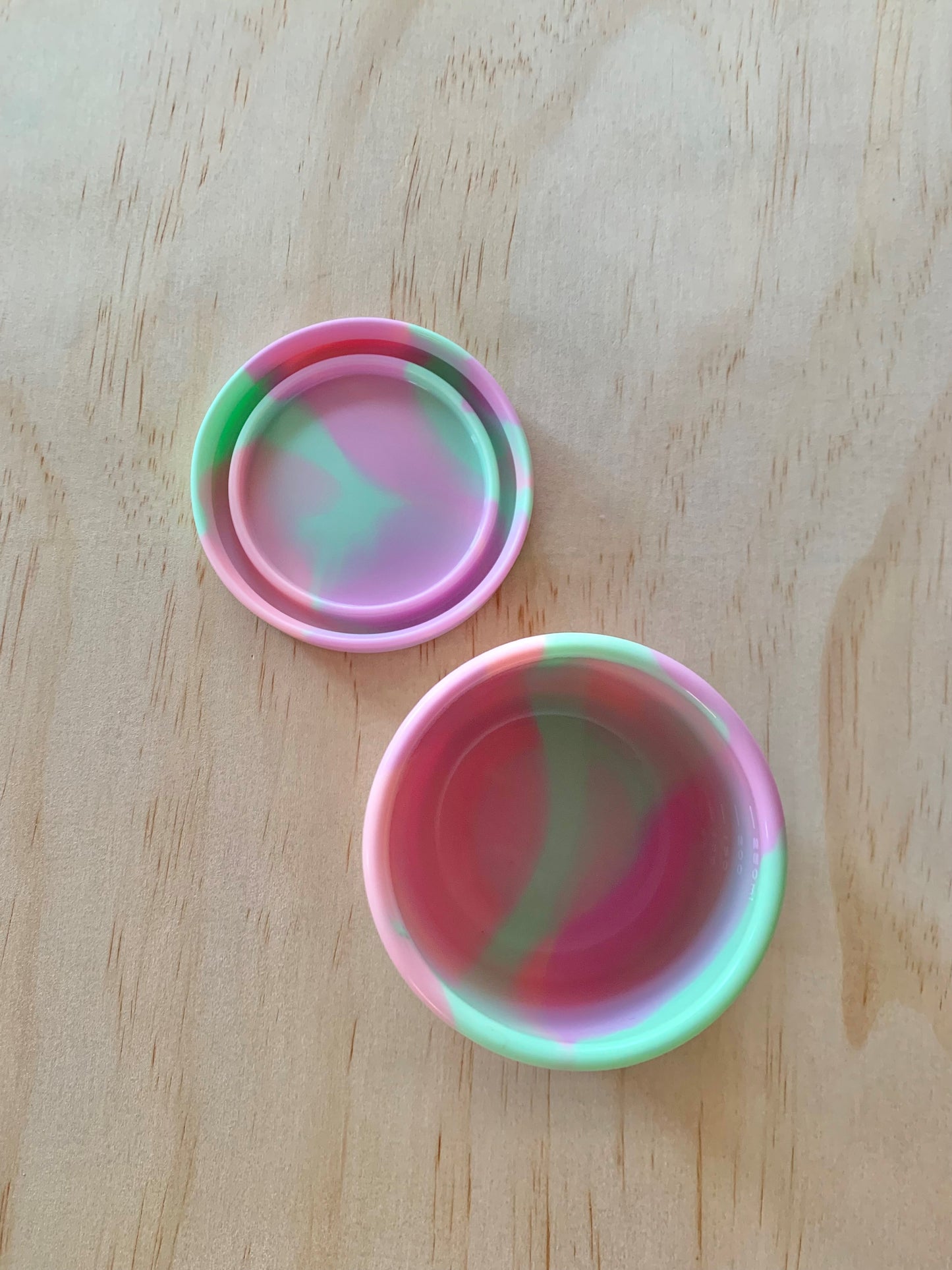 Silicone Snack Container Pastel Multi-Colour