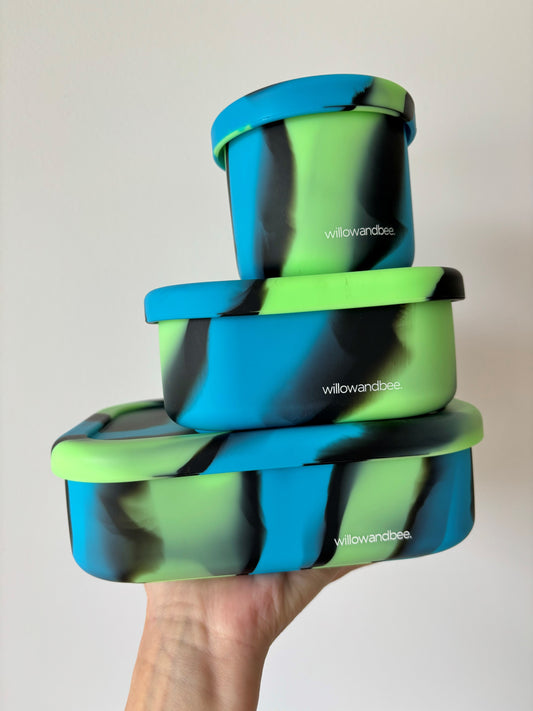 Midnight Green Multi Silicone 3 Piece Bundle