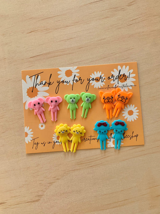 French Bulldog Animal Picks (10 pieces)