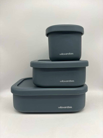 Charcoal Silicone 3 Piece Bundle