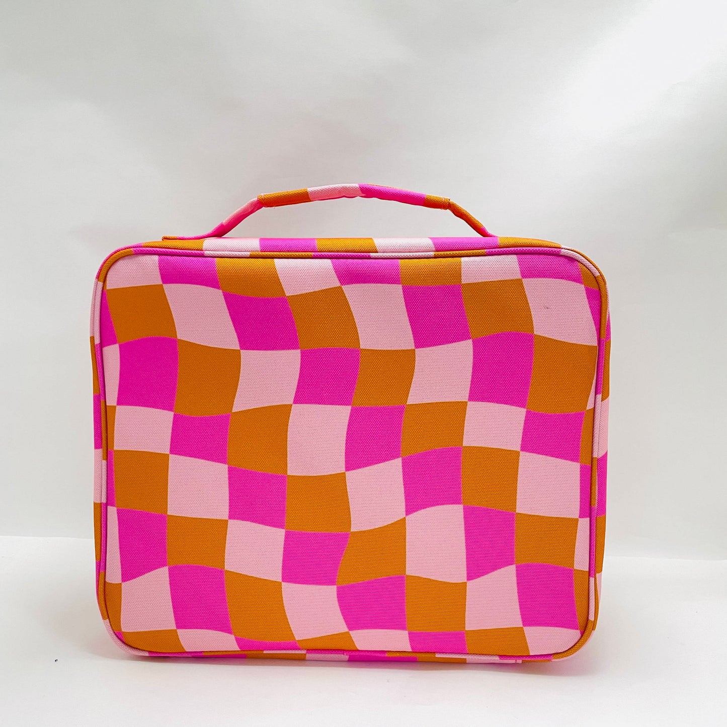 Check Pink Insulated Lunch Bag