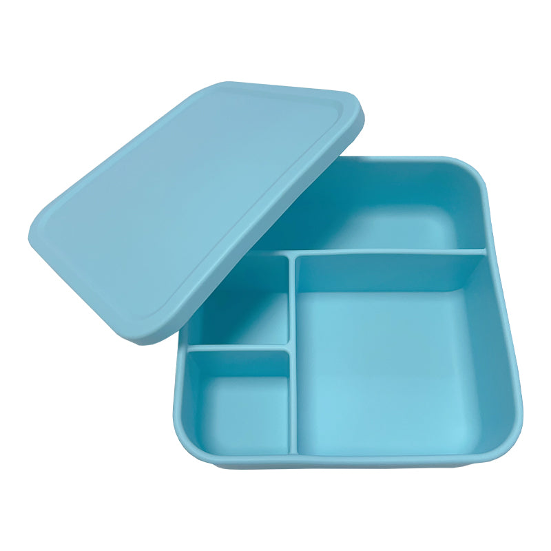 Mega Square Silicone Bento Blue