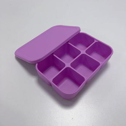 Fuschia Silicone Multi-Snack Box