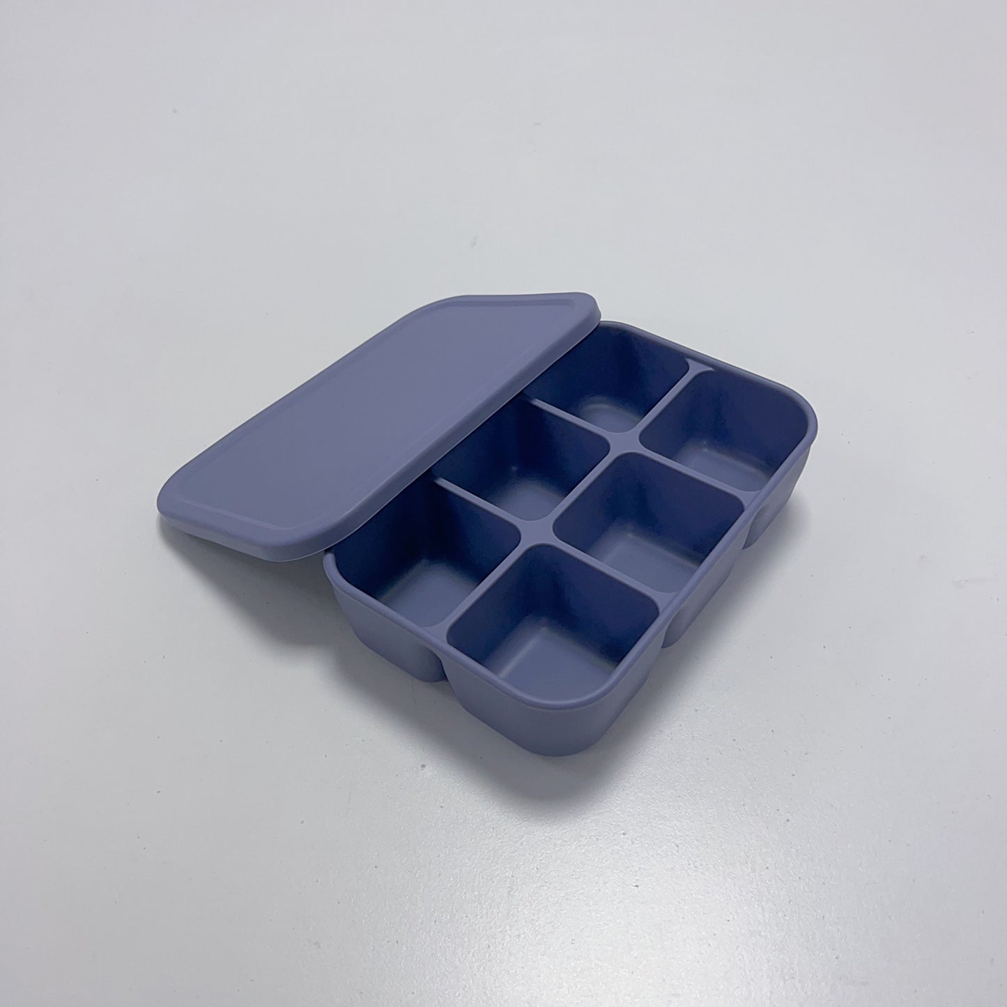 Dark Blue Silicone Multi-Snack Box