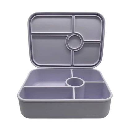 5 Compartment Silicone Bento Lavender