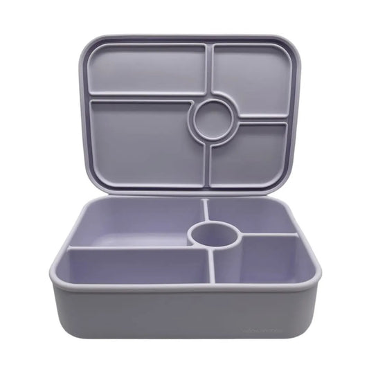 5 Compartment Silicone Bento Lavender