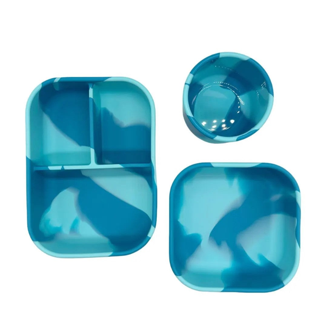Blueberry Silicone 3 Piece Bundle