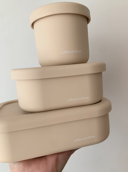 Neutral Silicone Lunch Container