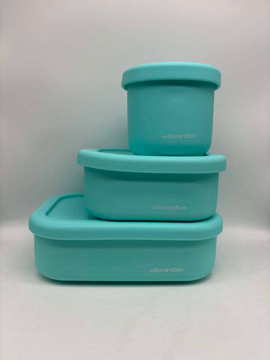 Pastel Blue Silicone 3 Piece Bundle